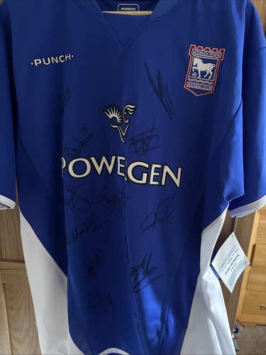 Ipswich town signed - signed, shirt