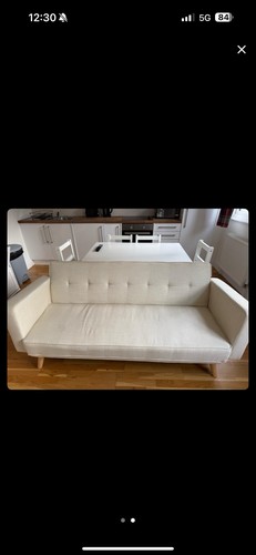 Beautiful cream sofa - sofa, seater