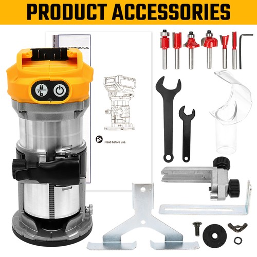 Cordless compact router - cordless, for