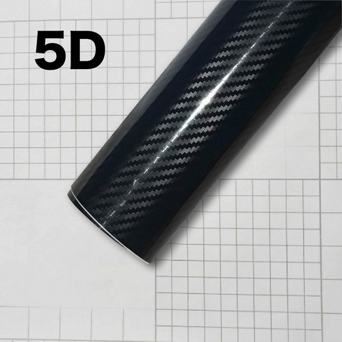 Black carbon fibre vinyl - black,