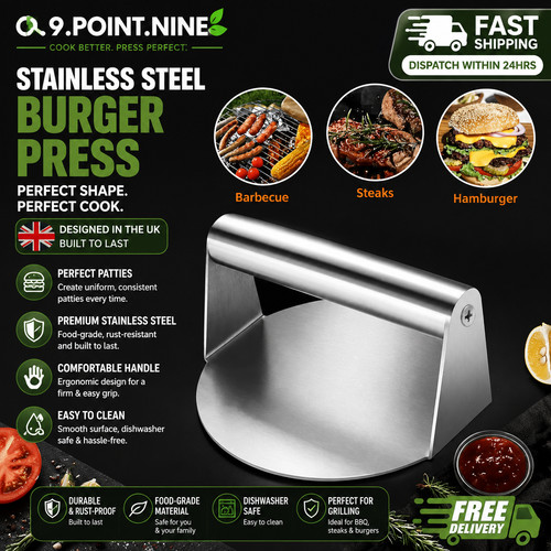 Burger press inch - press,