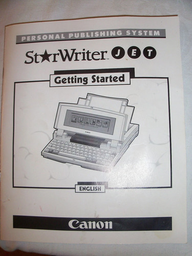 Canon starwriter jet - starwriter,