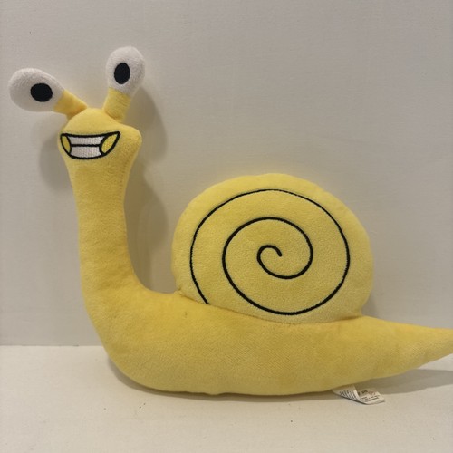 Cute 23cm yellow snail plush - cute,