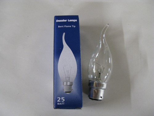 B22 25w flame tip bent - x,