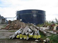 Photo 6x4 Buistonend Farm Kilmaurs Slurry tank. c2006