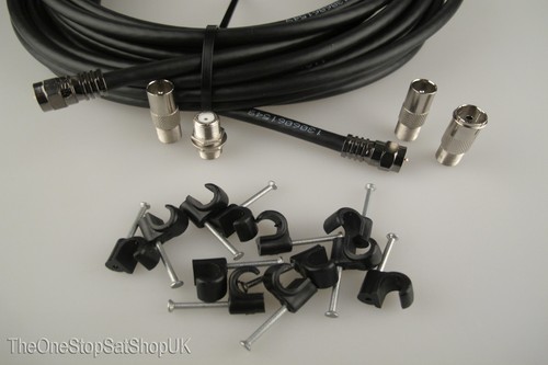 20m black universal coax - universal,