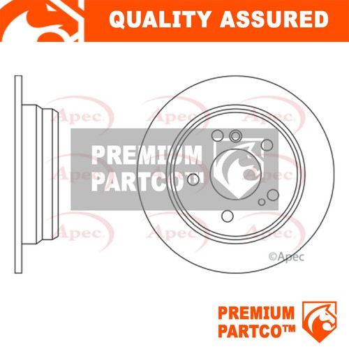 Premium rear brake disc fits - disc,