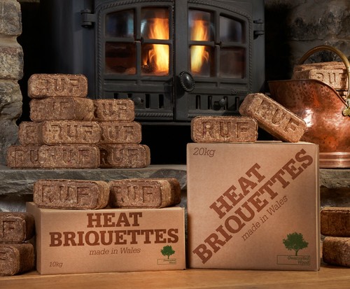 Eco heat log briquettes - ,