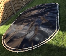 Large Oval Springfree Trampoline Mat - Model 092, 13ft By 8ft