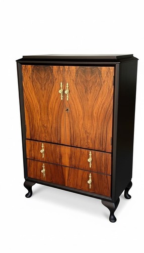 Vintage walnut dresser - vintage,