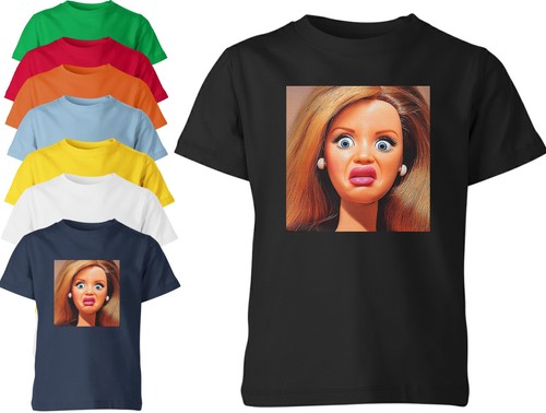 Creepy doll face meme shirt - face, t