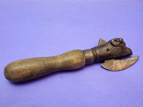 Antique vintage primitive bull - vintage,