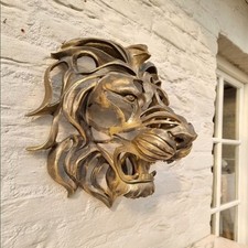 Lion Head Wall Mounted Art
