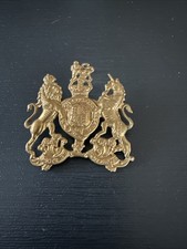 GENERAL SERVICE CORPS OFFICERS CAP OR COLLAR BADGE ON LUGS KINGS CROWN 031