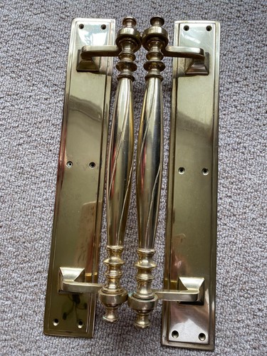 Vintage pair heavy brass - vintage,