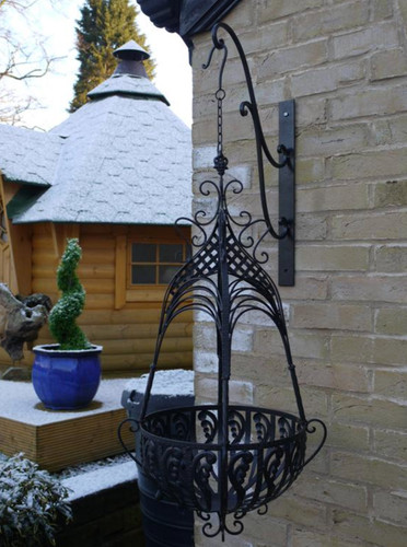 Large black rustic - metal, fancy