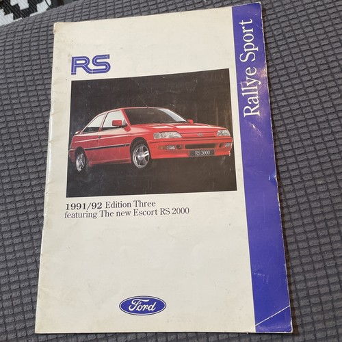 Ford brochure 1991 - rs,