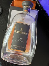 Hennessey fine de cognac empty bottle Glass Decorative Repurpose Lights 70cl