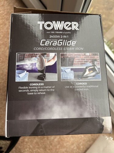 Cordless steam iron ceramic - cordless,