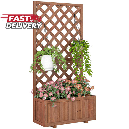 Outsunny 45l garden planter - 45l,