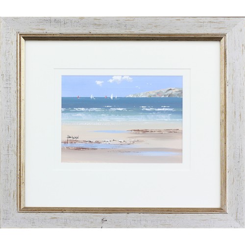 Oil board behind glass by - oil,