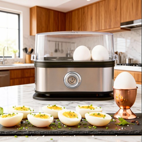 Electric egg boiler - electric, 6-egg
