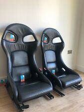PORSCHE 996 997 911 GT3 GT2 Recaro bucket seats Black Leather Turbo 993 Boxster