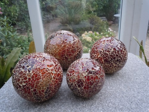 Set mosaic decorative - of, 4