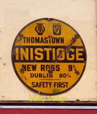 Photo 6x4 Old AA and RIAC Sign