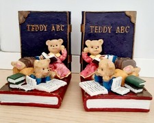 Girls Teddy Bear Book Ends