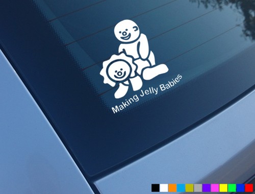 Making jelly babies - jelly, car