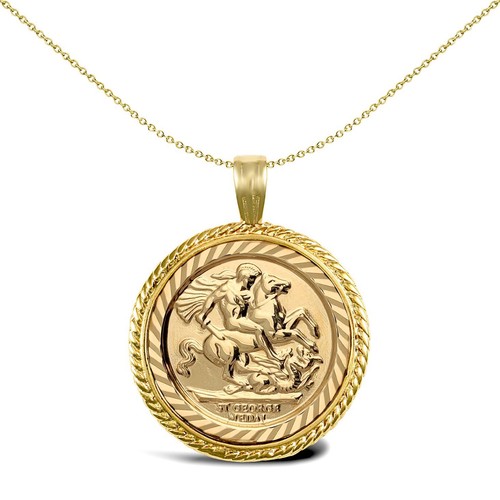 9ct gold jewelco - gold, rope