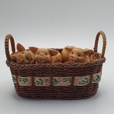 Polyresin Statue Fairy Garden Decor Figurine Cute Pig Statue Home Decoration