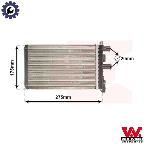 Heat exchanger interior - heat,