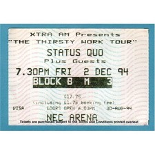 STATUS QUO BIRMINGHAM NEC