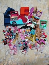 Barbie Doll Bundle Accessories Shoes Bags Furniture Handbags Clothes Motorbike