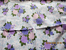 PAIR OF VINTAGE RETRO FLORAL