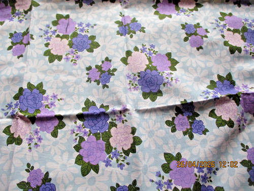Pair vintage retro floral - of,