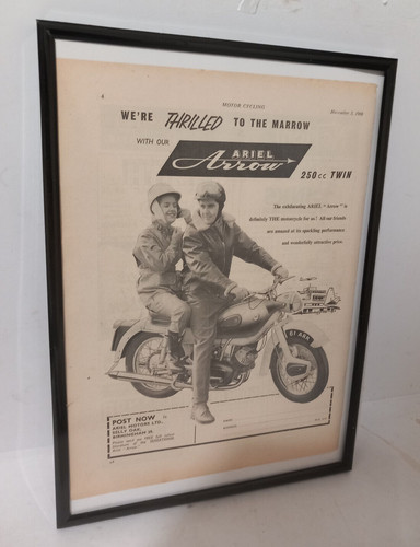 Framed 1960 original - , magazine
