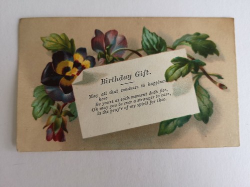 Victorian birthday gift
