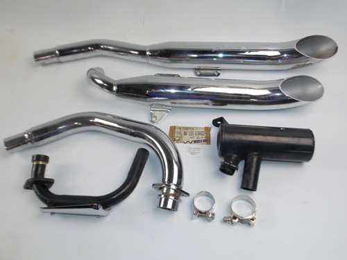 Mach chrome exhaust muffler - exhaust,