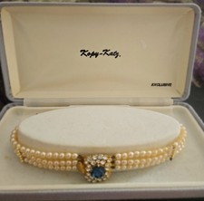 3 pearl choker necklace