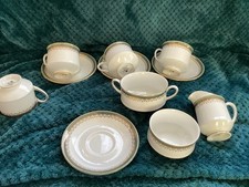 Royal Albert Paragon Mixture Of Kensington Pattern Bone China Tea Set Items.