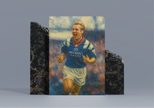 Rangers FC Ally McCoist Art Print A4