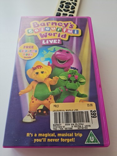 Barney colourful world - colourful,