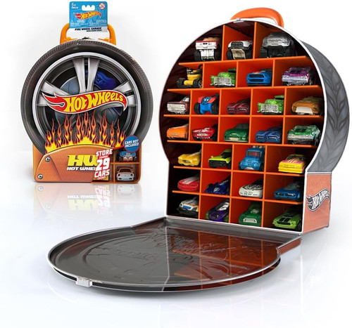 Hot wheels car storage case - hot,
