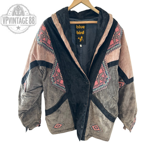 Vintage aztec navajo bomber - vintage,