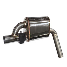 H3-MR2 Valved Exhaust Backbox 304 Stainless Steel for MR2 Spyder Roadster W30