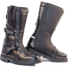 Richa Adventure Waterproof Touring Tall Motorcycle Boots - Black