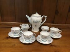 Shelley Blue Rock Coffee Set